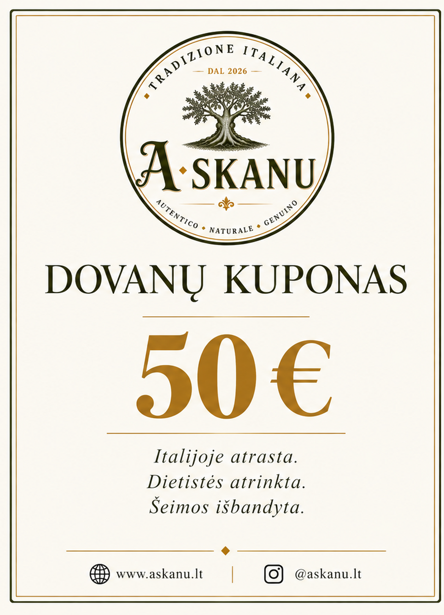 A SKANU 50 € dovanų kuponas